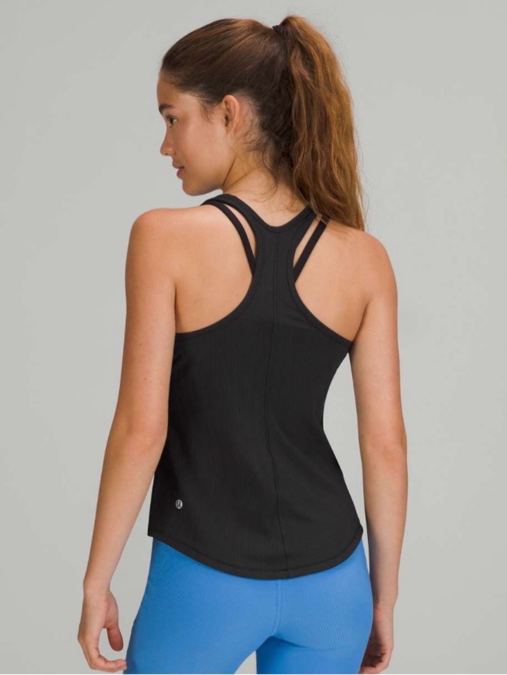 Lululemon Base Pace Ribbed Tank Top in Black size 2 (no tag)
